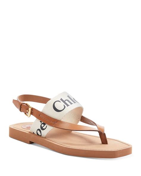 chloe girls sandals|chloe woody flat sandals.